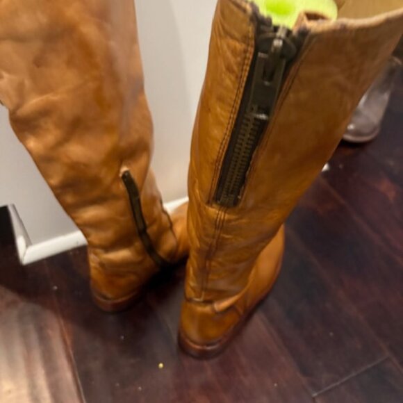 Bud Stu Knee Boots, Size 8, Chestnut. - Picture 4 of 4
